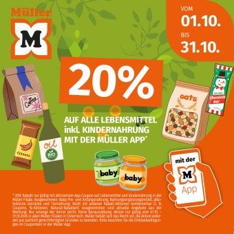 20261513 Digiscreen 20% Lebensmittel HERBST 1080x1080px AT