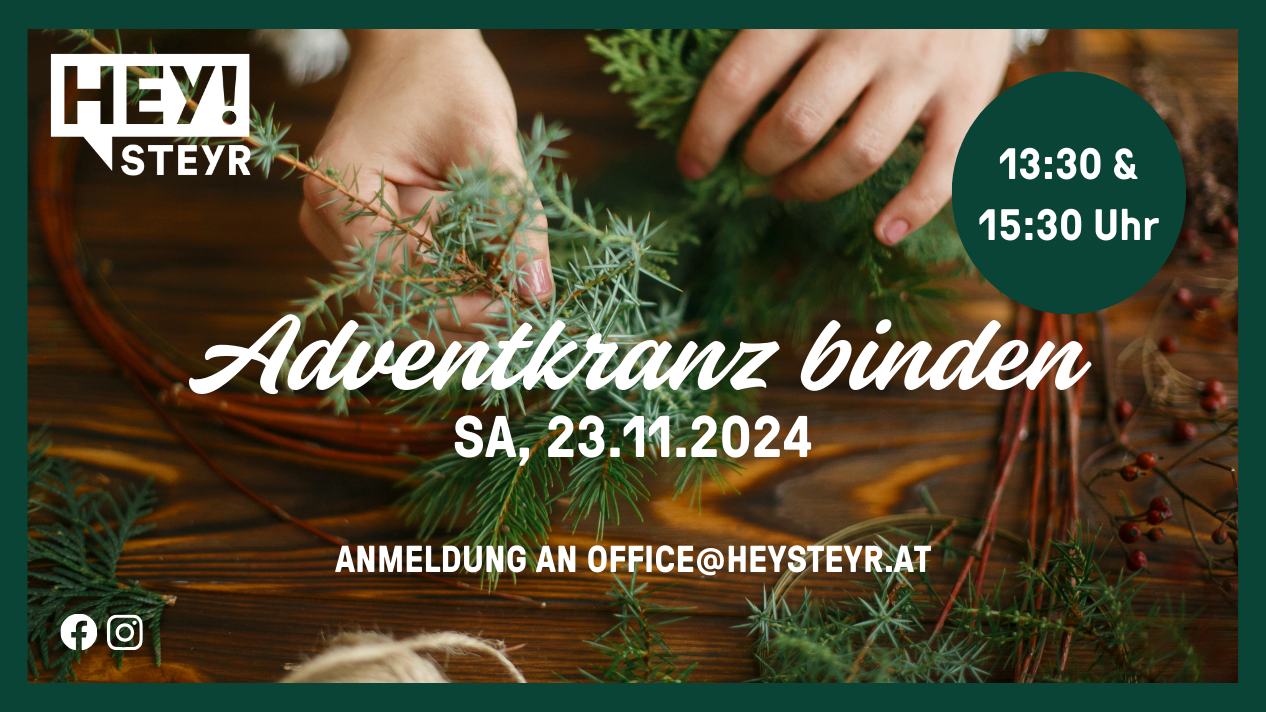 Adventkranz binden Webseite 1266 x 712 px